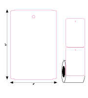 Product#6080 / white Tag Size: 4? x 6?